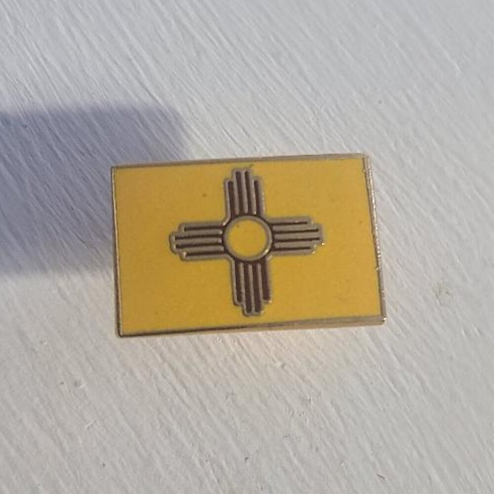 New Mexico State Flag Native Vintage Lapel Pin